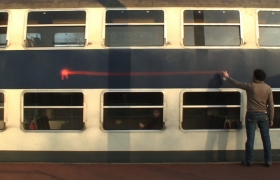 Fayçal Baghriche, &nbsp;&raquo; Point ligne particules &laquo;&nbsp;,&nbsp;2010